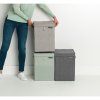 Stackable Laundry Box, 35L Pepper Black 8710755120442 Brabantia 96dpi 1000x1000px 7 NR 13962