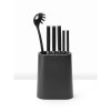 Knife Block with Utensil Holder Dark Grey 8710755129889 Brabantia 96dpi 1000x1000px 7 NR 19897