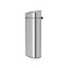 Touch Bin New Recycle, 23 10L Matt Steel 8710755100680 Brabantia 96dpi 1000x1000px 7 NR 13257