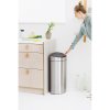 Touch Bin New Recycle, 23 10L Matt Steel Fingerprint Proof 8710755112867 Brabantia 96dpi 1000x1000px 7 NR 13268