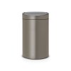 Touch Bin New Recycle, 23 10L Platinum 8710755117909 Brabantia 1000x1000px 7 NR 13097