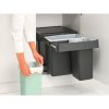 Sort&Go Built in Bin, 10+10+20L Dark Grey 8710755232541 Brabantia 96dpi 1000x1000px 7 NR 34715