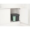 Sort&Go Built in Bin, 10+10+20L Dark Grey 8710755232541 Brabantia 96dpi 1000x1000px 7 NR 34711