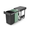 Sort&Go Built in Bin, 2x15L Dark Grey 8710755232503 Brabantia 96dpi 1000x1000px 7 NR 34732