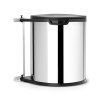 Built in Bin, 15L Brilliant Steel 8710755418181 Brabantia 1000x1000px 7 NR 4747