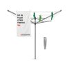 Lift O Matic 40m + Ground Spike Metallic Grey 8710755310928 Brabantia 1000x1000px 7 NR 9473