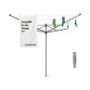 Lift O Matic 50m + Ground Spike Metallic Grey 8710755310942 Brabantia 1000x1000px 7 NR 9474