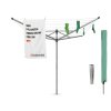 Lift O Matic 50m + Ground Spike + Cover Metallic Grey 8710755310966 Brabantia 1000x1000px 7 NR 9478