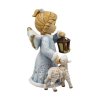 Goebel Andělská figurka Jasný svit v betlémské stáji - Zimní andílci Nina & Marco