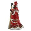 Goebel Santa s věncem a holí 33 cm figurka – Fitz & Floyd XMAS