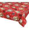Vánoční ubrus hvězda červená (Rozměr 120x140)