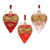 Vánoční ozdoba OTEVÍRACÍ SRDCE, 8 cm, 3 druhy, KSD