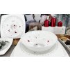 27416 3 detail porcelanovych taliru a misky koleda 2025 s vanocnim dekorem pripravenych na svatecni tabuli