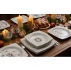 27368 4 bohate prostrena vanocni tabule se sadou koleda 2025 doplnena vanockou ovocem a zapalenymi svickami