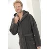 Pánský župan s kapucí Sauna Time 833 – tmavě šedý, CAWÖ