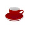 28689 cerveny silnostenny espresso salek roma 75 ml profesionalni porcelan by inspire