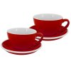 28785 sada 2 kusu profesionalnich cervenych silnostennych salku na caff latte roma 250 ml s podsalky