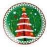EGAN NATALE Servírovací talíř TREE Vánoce 2026 zelená průměr 30,5 cm