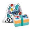EGAN DISNEY STITCH Sada obědová krabička + bag bílá