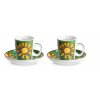 Egan BELLAMORE Sada 2  kávových šálků 100 ml zelená