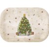 140905 ihr festive tree cream maly plastovy podnos 20 5 x 14 5 cm