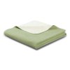 Biederlack Green Mood Mint–Ecru Deka 150 × 200 cm „Duo Cotton“