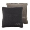 JOOP! Uni Doubleface Anthrazit-Taupe polštář 50 x 50 cm