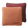 JOOP! Uni Doubleface Kupfer-Granat polštář 50 x 50 cm