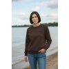 Dámsky pulóver ART OF LIFE tmavo hnedá