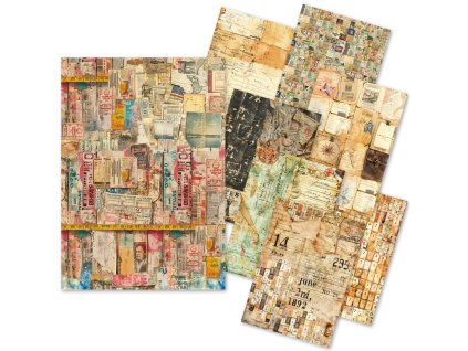 Craftmix Journey Ahead Mixed A5 Paper Pack - 8 Sheets (Tissue & Vellum Variety)