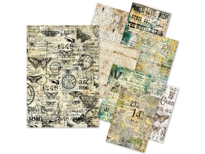 Craftmix Time Capsule Mixed A5 Paper Pack - 8 Sheets (Tissue & Vellum Variety)