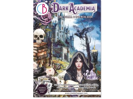 Sada papírů Ciao Bella Ephemera Book Dark Academia A4 32ks