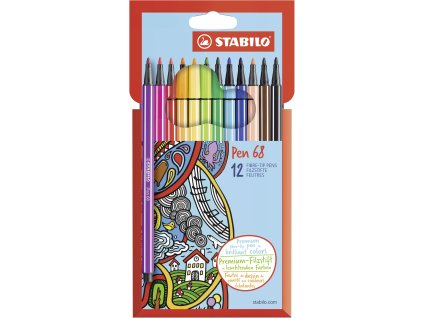 STABILO Pen 68 - 12 ks sada