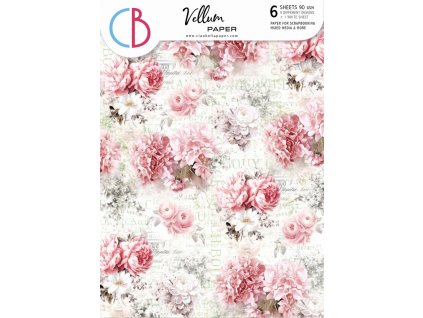 Timeless Moments Vellum Paper Patterns A4 6ks