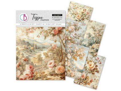 Tissue Paper A4 MIX 6ks 18th Century