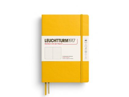 notebook medium a5 hardcover 251 numbered pages sunflower dotted