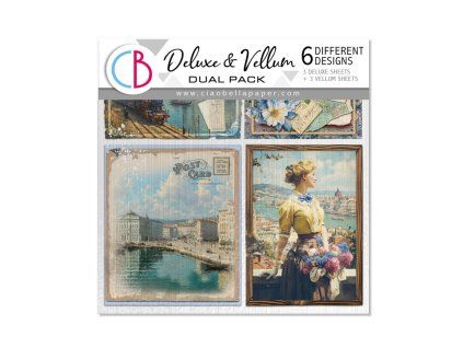 Deluxe Paper & Vellum Dual Pack MIXED 6/Pkg Eastern Journey