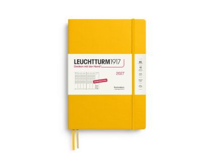 week planner composition b5 2027 sunflower german