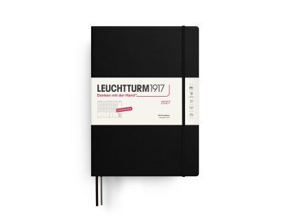 week planner master a4 2027 black german