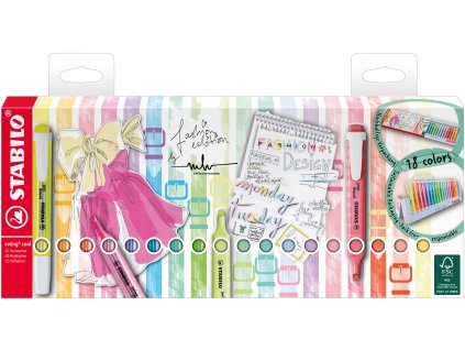 STABILO swing cool - 18 ks deskset