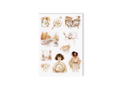 Samolepky Podzim I na archu 34ks