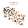 Sada papírů Ciao Bella Ephemera Book Hot Cocoa & Holly A4 32ks