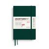 week planner paperback b6 2027 forest green english