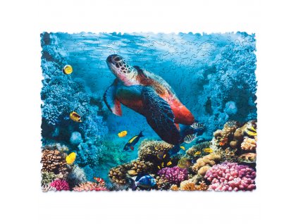 woosaic wooden puzzle jigsaw puzzle for adult shimmering turtle 250 01