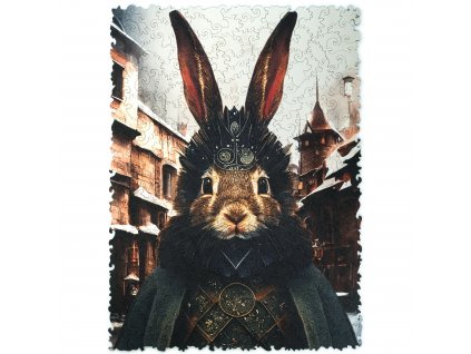 unidragon wooden puzzle jigsaw puzzle for adult rabbit series count rabbit 01