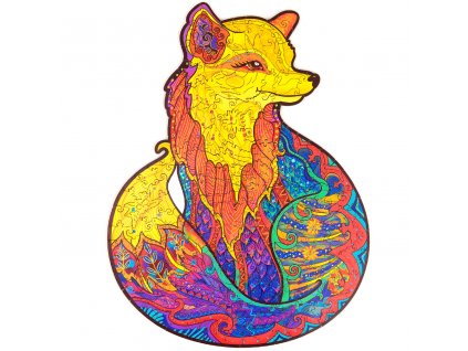 unidragon wooden puzzle jigsaw puzzle for adult alluring fox m 1 4620755023343