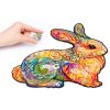 unidragon wooden puzzle jigsaw puzzle for adult precious rabbit m 11
