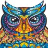 unidragon wooden puzzle jigsaw puzzle for adult charming owl m 6 4620755023381
