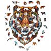 unidragon wooden puzzle jigsaw puzzle for adult lovely tiger m02
