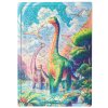 unidragon wooden puzzle jigsaw puzzle for kids woosaic dinosaurs diplodocus 01